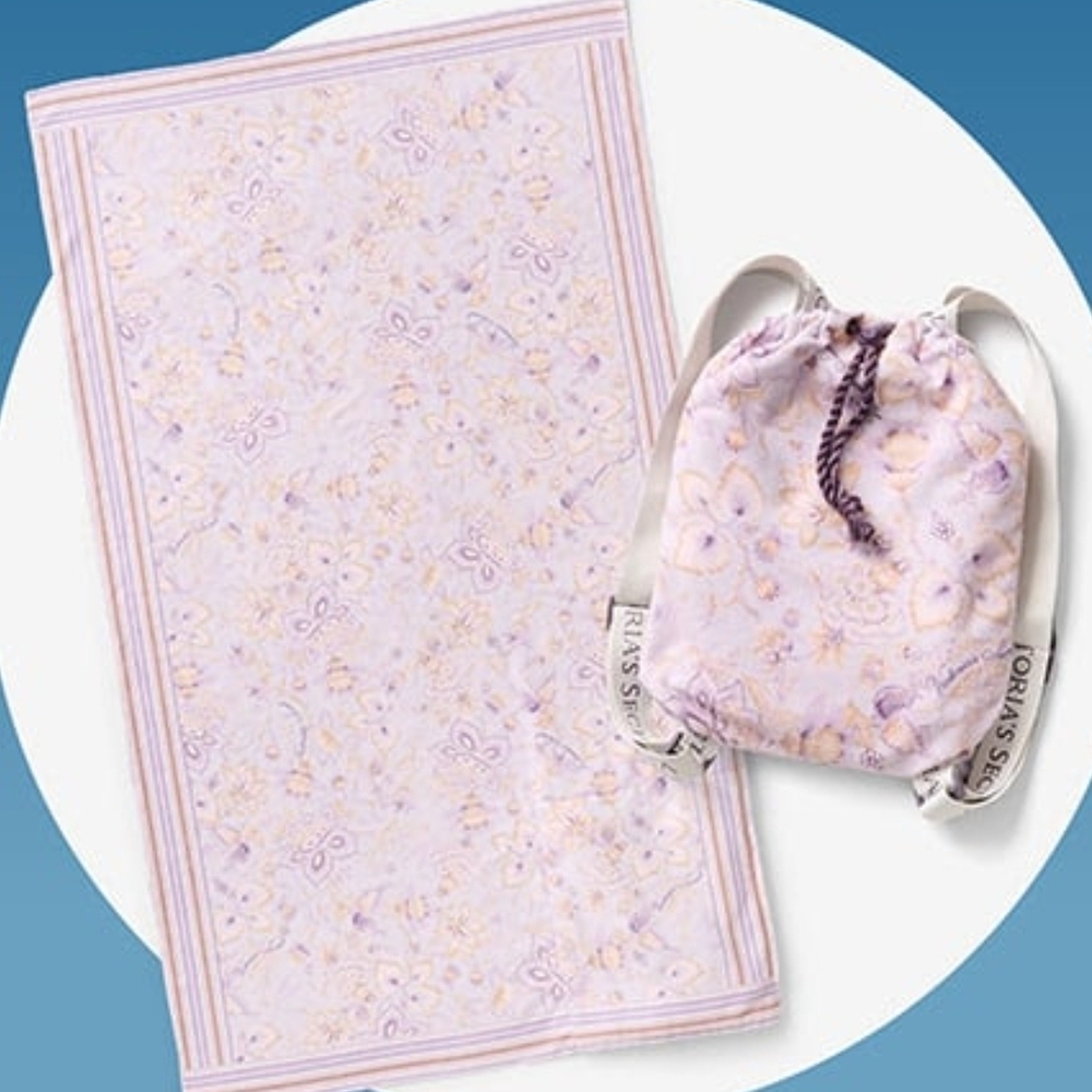 Victoria's Secret Purple Beach Towel